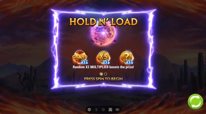 Colt Lightning Inferno bónusleikur
